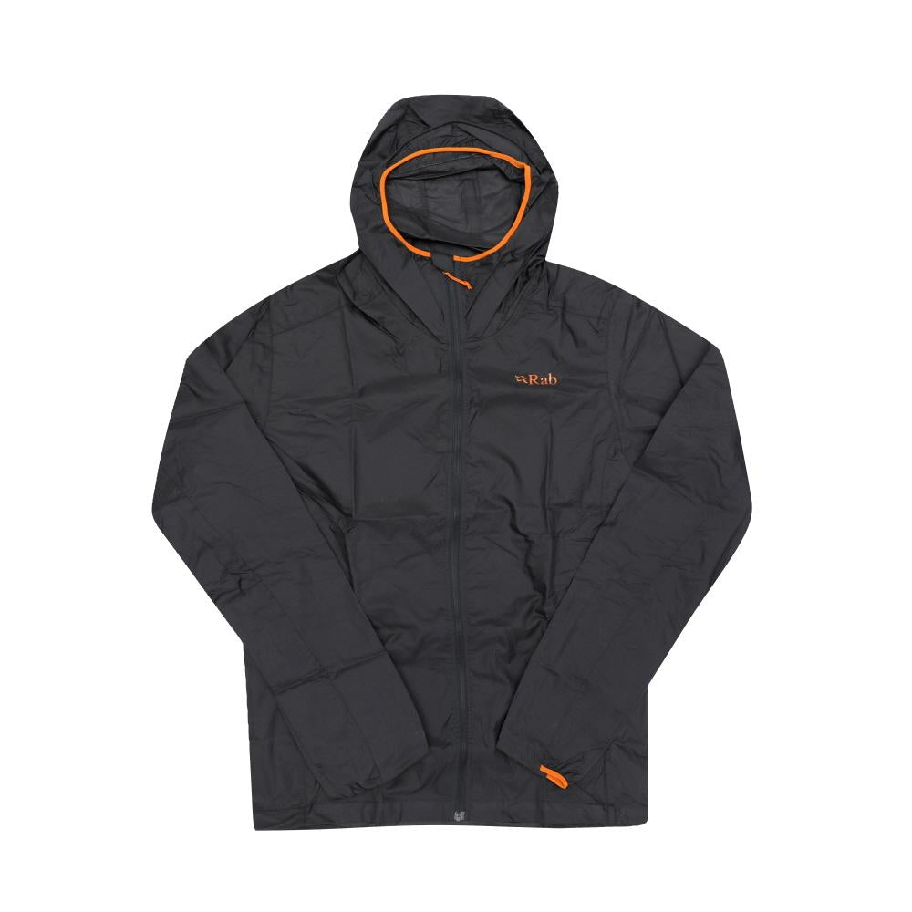 RAB Graphene Vital Ultra-Light Windproof Hooded Men’s Jacket QWS 48 GRAPHENE