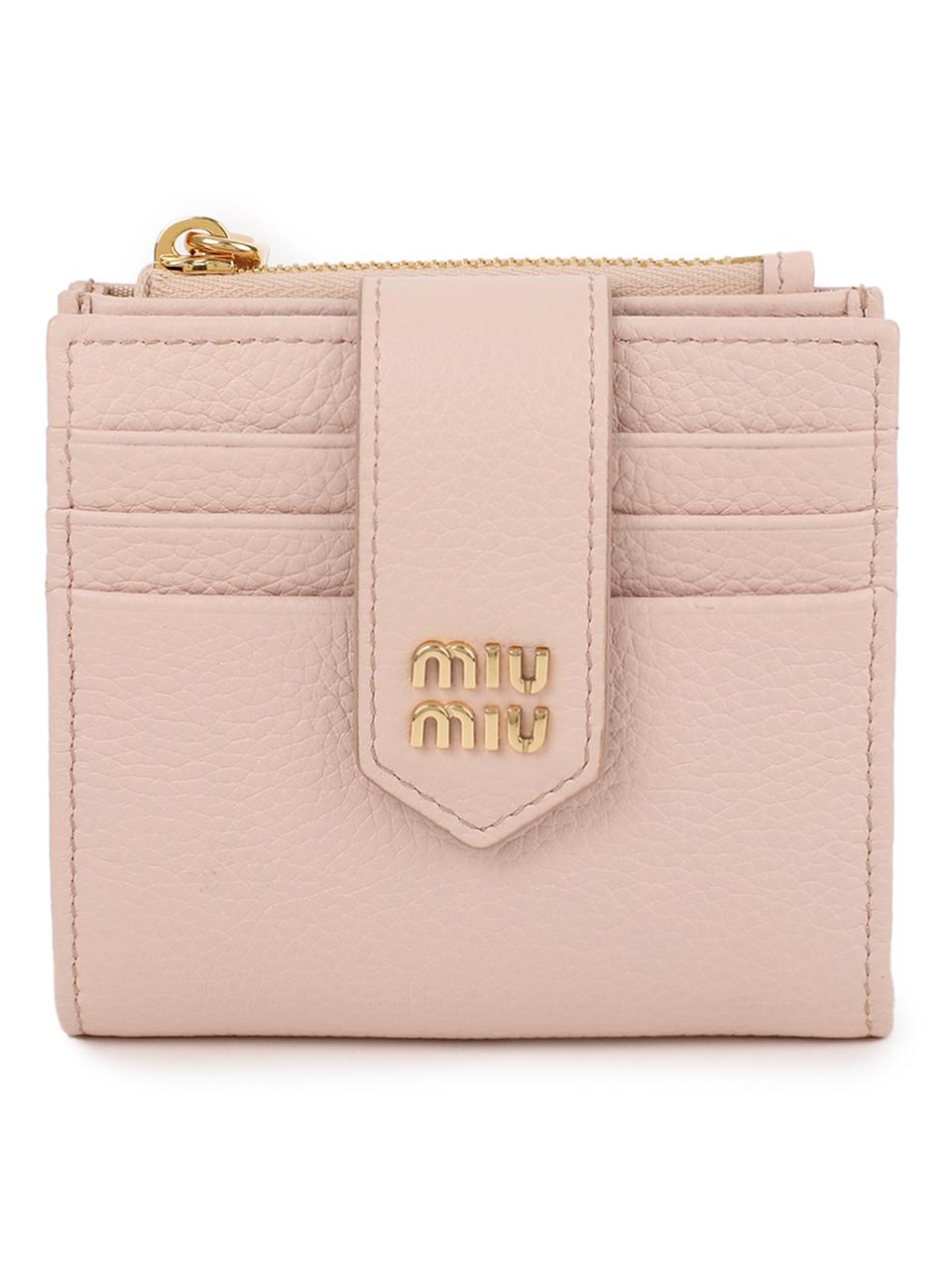 Miu Miu Soft Leather Card Holder Wallet 5ML047 ADT7 F0LOZ