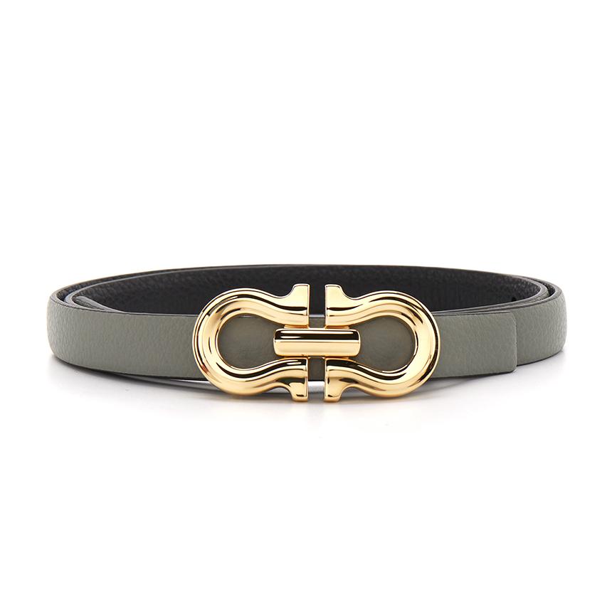 Ferragamo Gancini Reversible Women’s Leather Belt