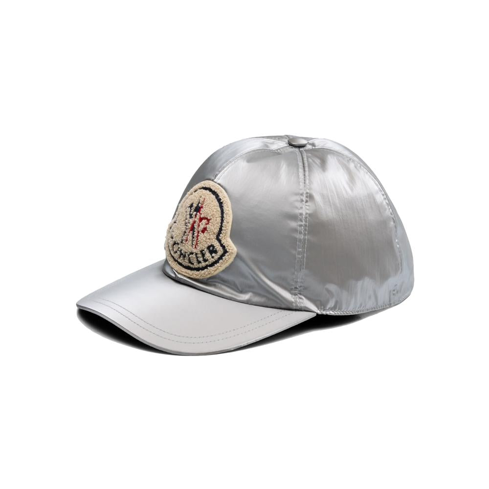 Moncler Women’s Large Logo Patch Baseball Cap Gray 3B000 29 596T2 915