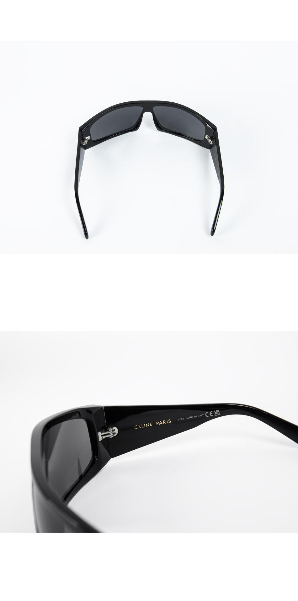 CELINE Monochrome 08 Acetate Sunglasses Unisex Black