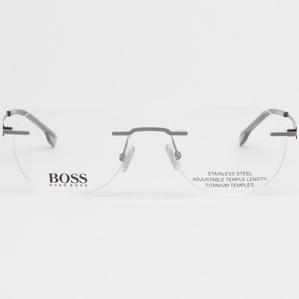 HUGO BOSS Rimless Titanium Lightweight Unisex Eyeglass Frame BOSS 1265D SVK