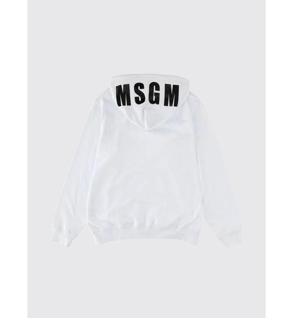MSGM Maxi Logo Hooded Sweatshirt for Women 2000MDM535 200001 02
