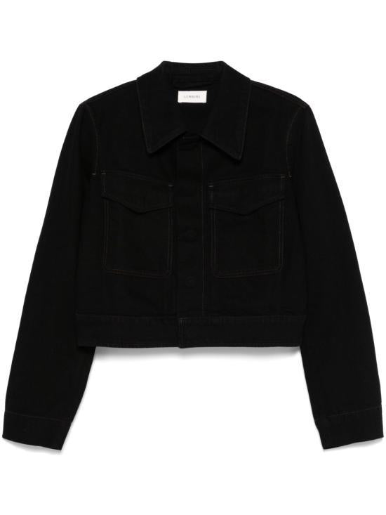 Lemaire Denim Jacket for Women OW1139LD1031999 BLACK DOM