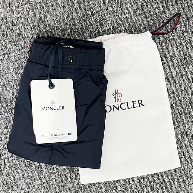 Moncler Logo Patch Tricolor Swim Shorts for Men 2C00018 53326 743