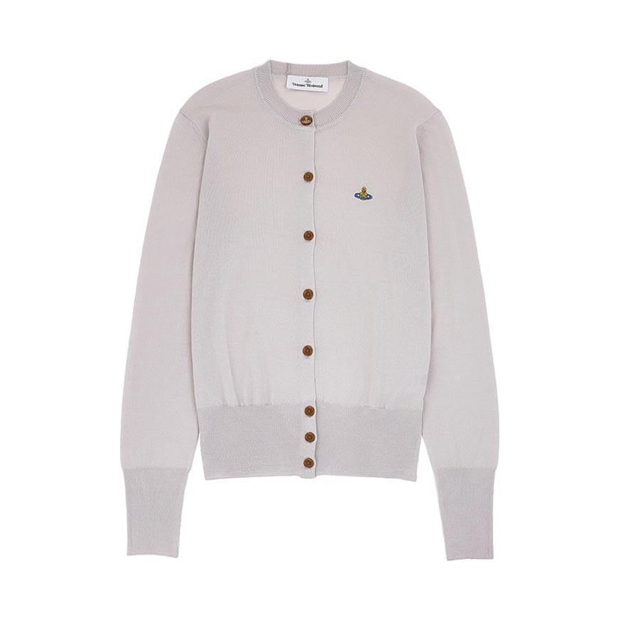 Vivienne Westwood Bea Cardigan Green Wool Knit for Women