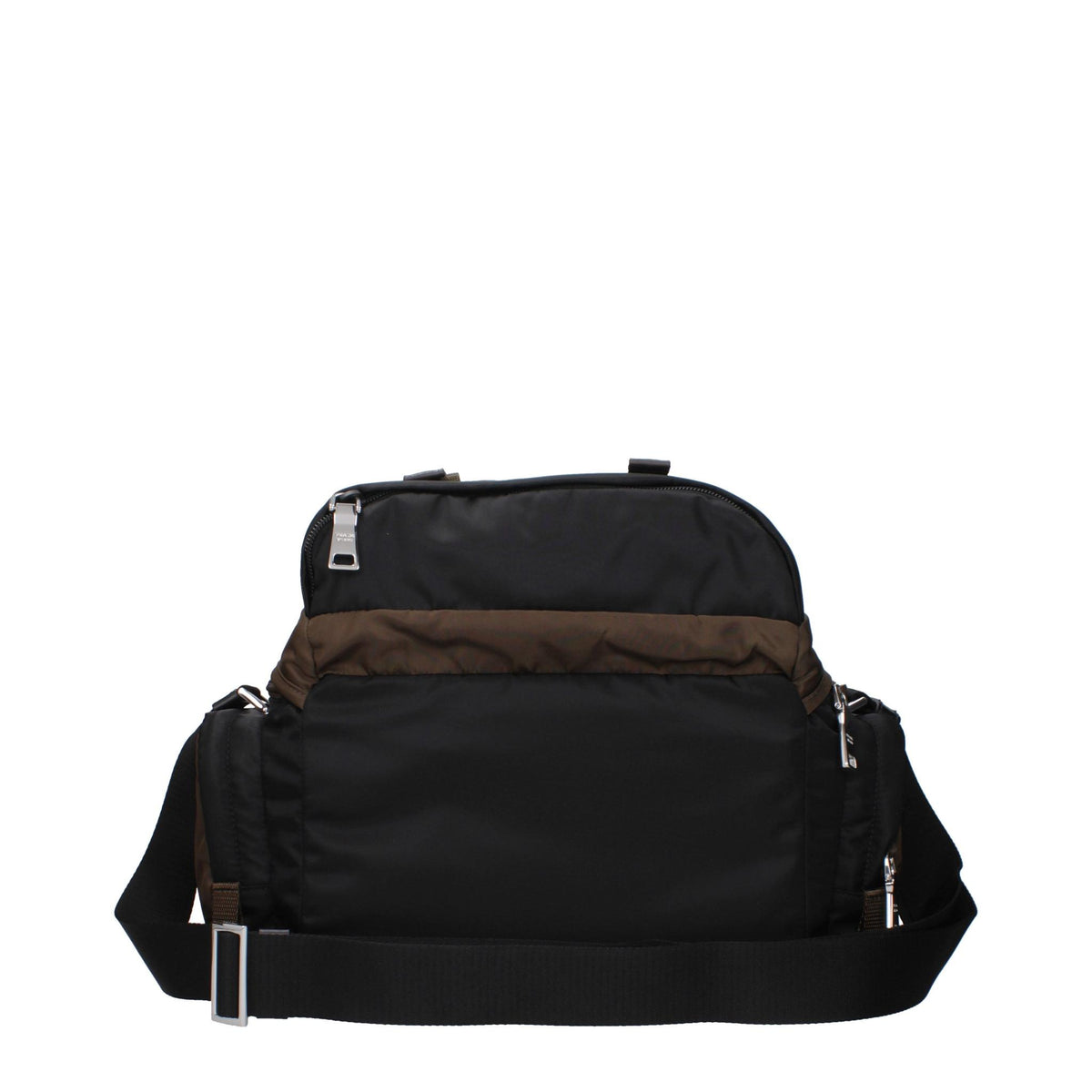 PRADA Black Nylon Crossbody Bag