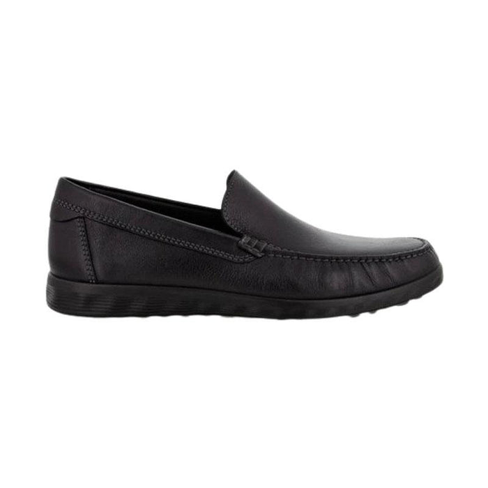 ecco S-Lite Black Leather Moccasin Loafers for Men