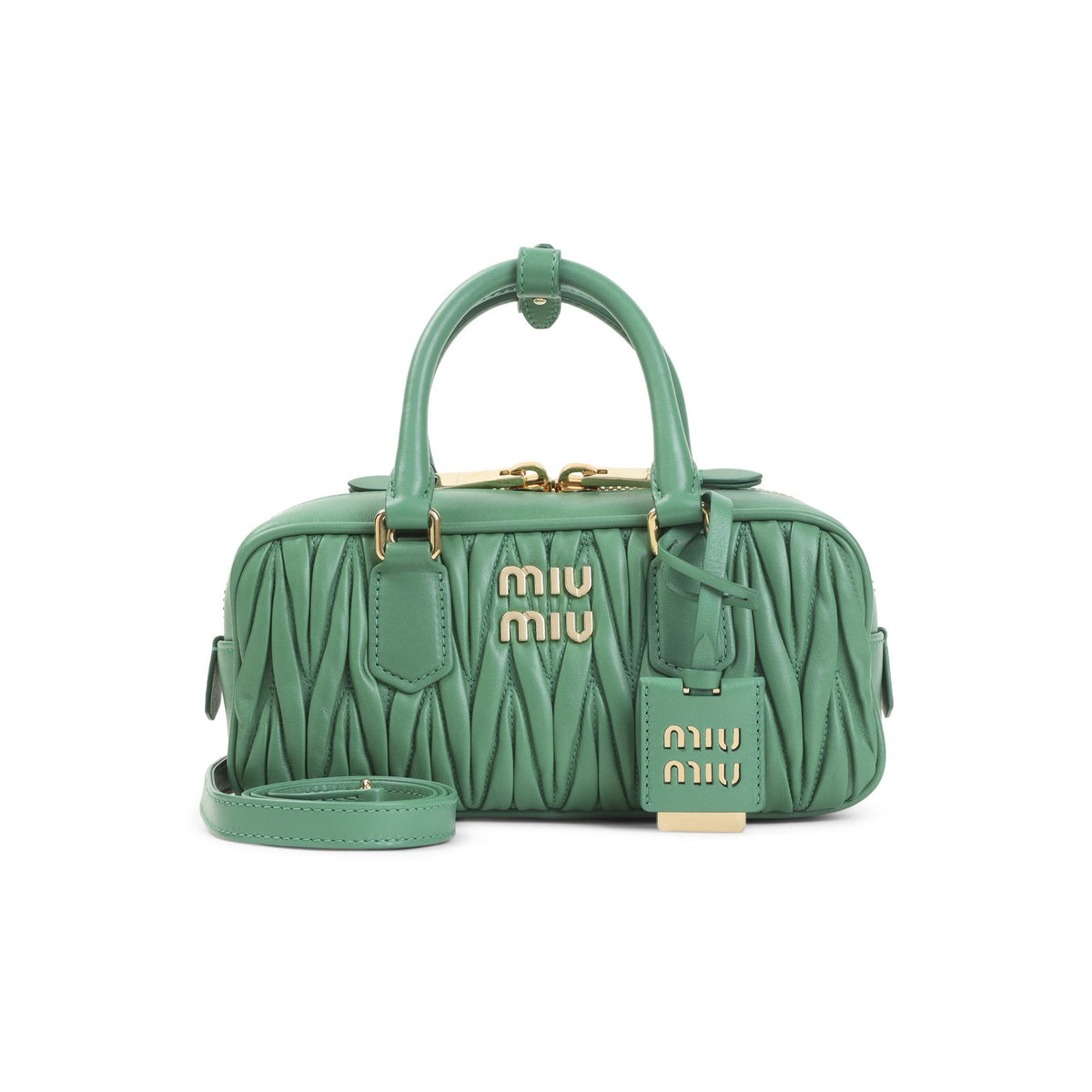 Miu Miu Black Leather Shoulder Bag