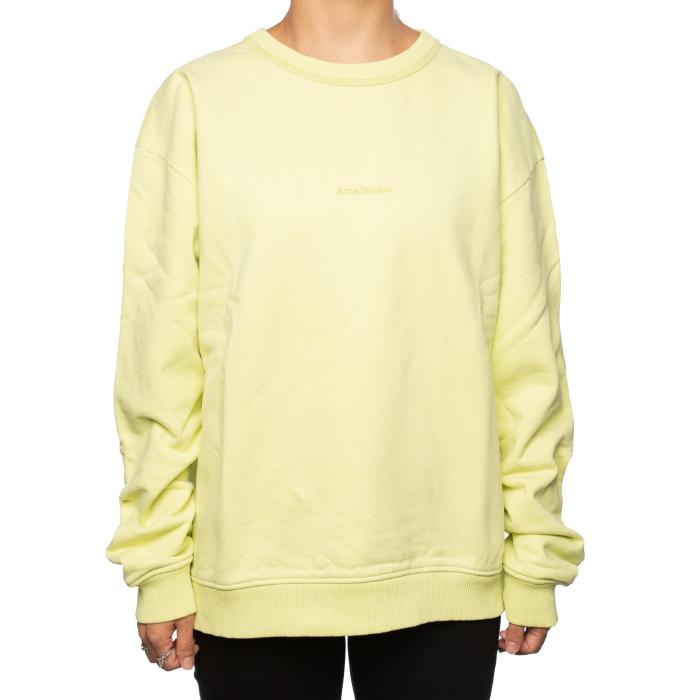 Acne Studios Women’s Logo Oversized Sweatshirt Yellow AI0067