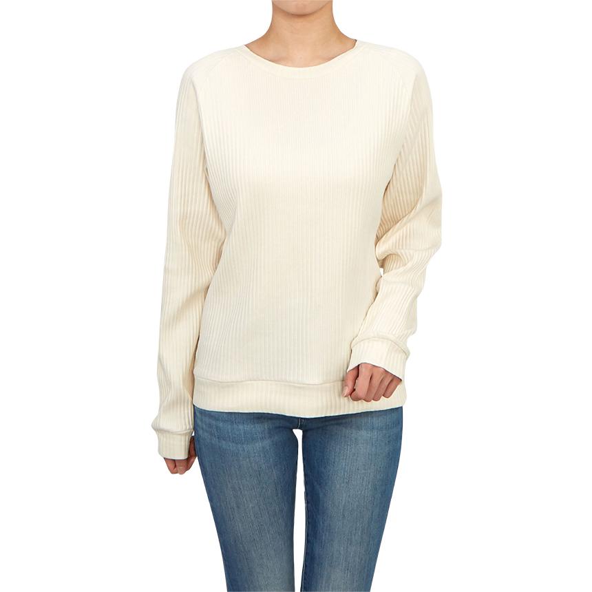 BASERANGE Women’s Long Sleeve T-Shirt Off White