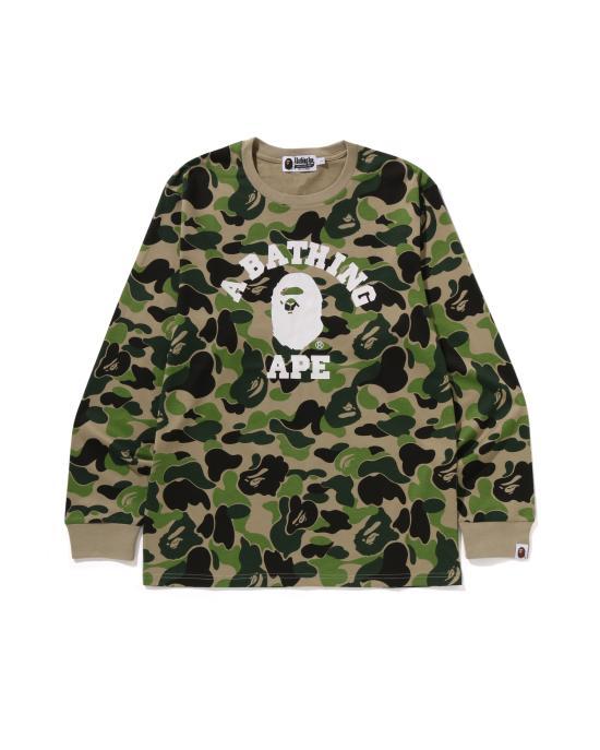 BAPE Green Long Sleeve Sweatshirt 0ZXLTM006111 PGRX