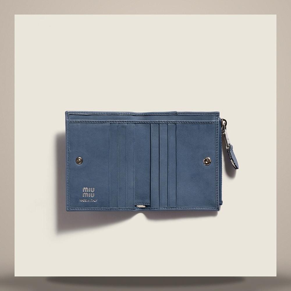 Miu Miu Small Leather Card Holder Wallet 5ML050 AEFX F0KVH