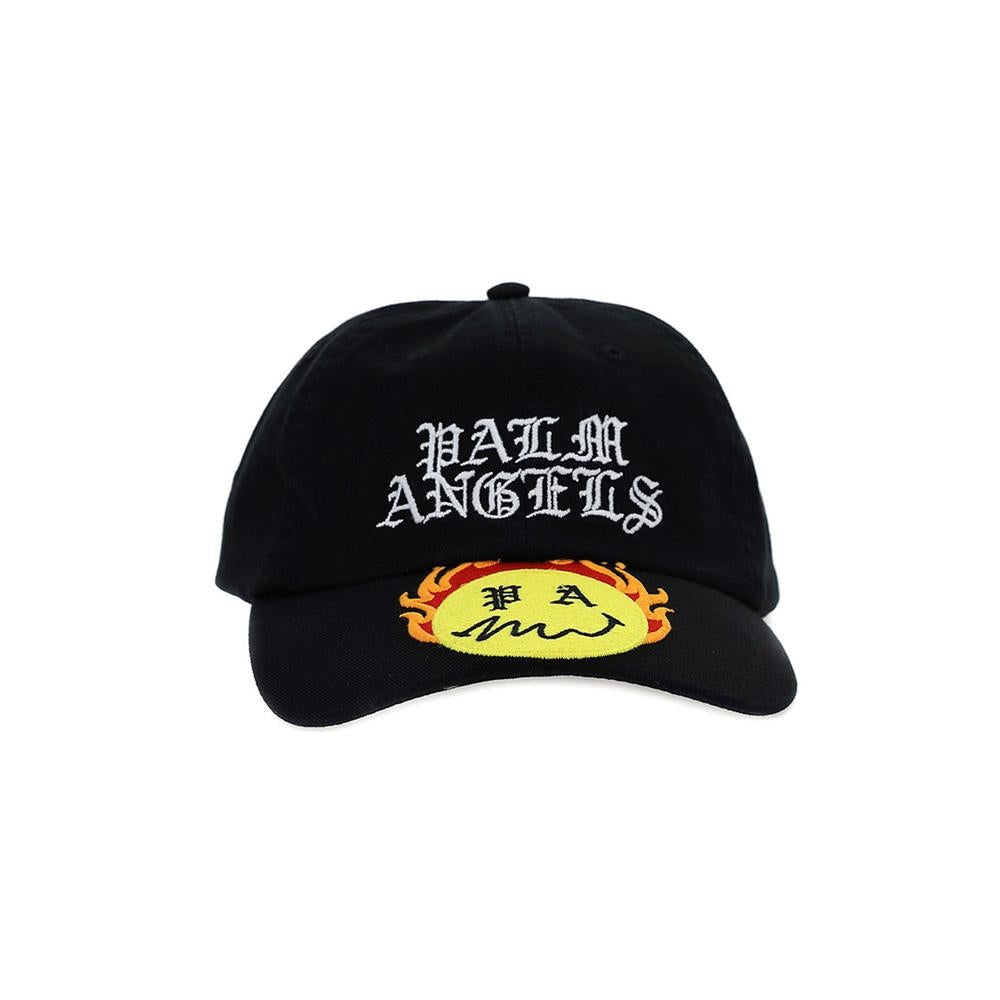 Palm Angels 15th Anniversary Burning Head Black Baseball Cap