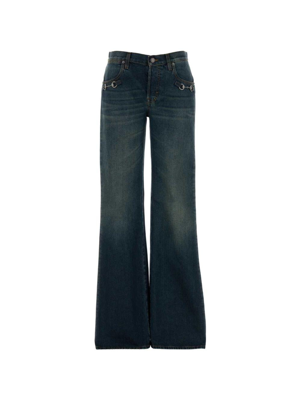 GUCCI Blue Denim Jeans Women’s Pants