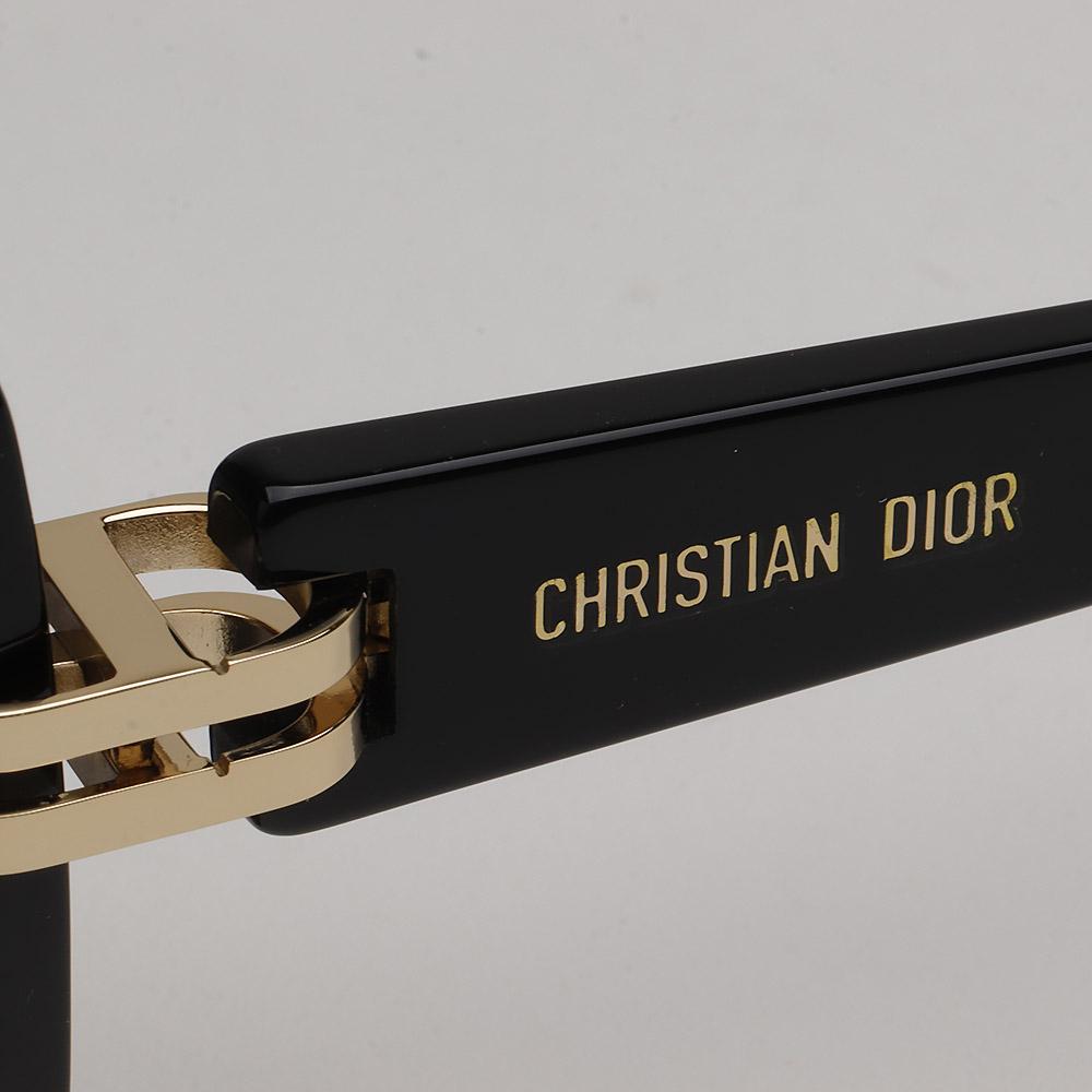 DIOR Oversized Acetate Sunglasses Unisex Black