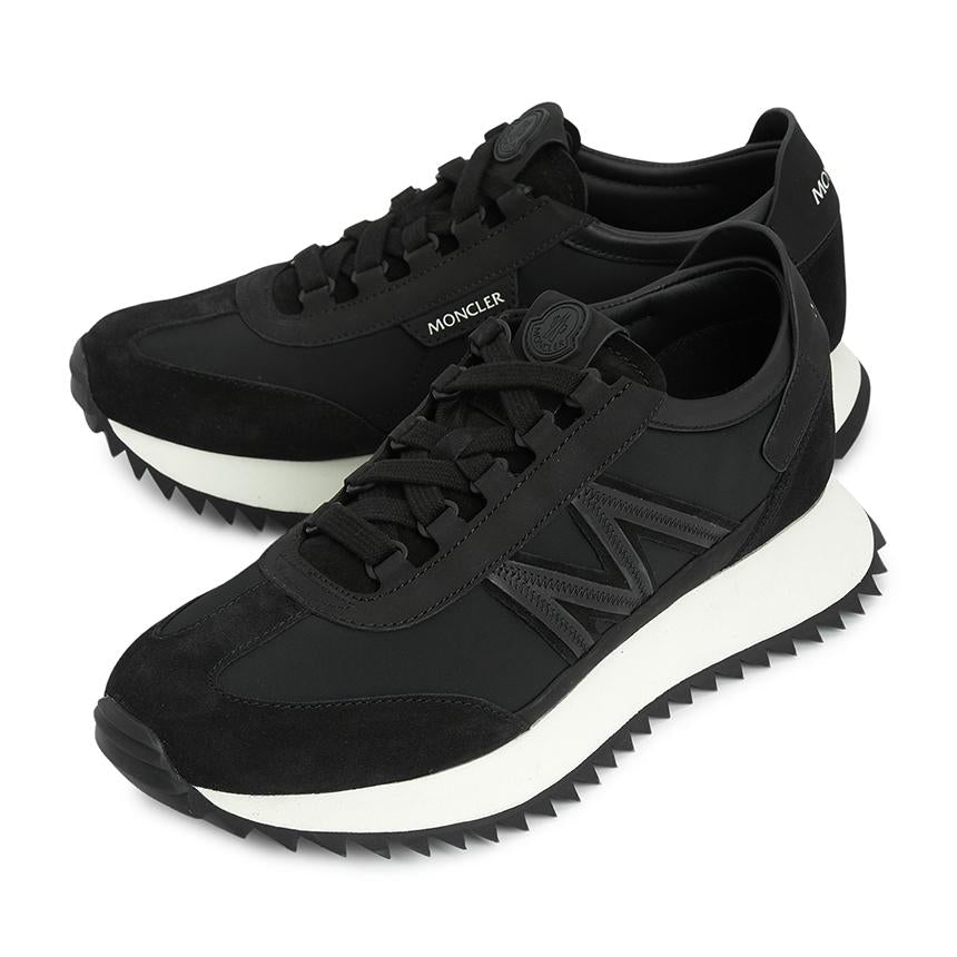 Moncler Men’s Pacey 2 Low-Top Sneakers Black Leather