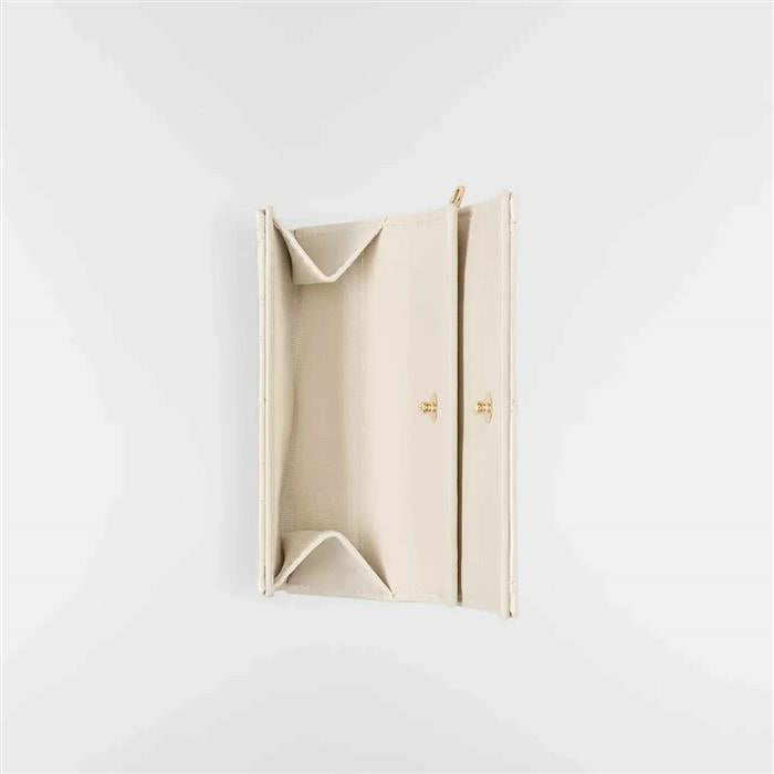 DIOR Lady Lotus Leather Compact Wallet