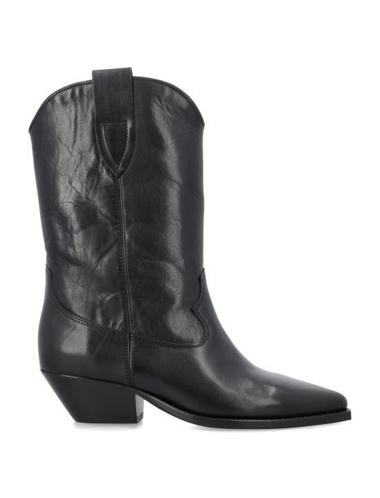 Isabel Marant Black Leather Ankle Boots BO0003 FAA3 A03
