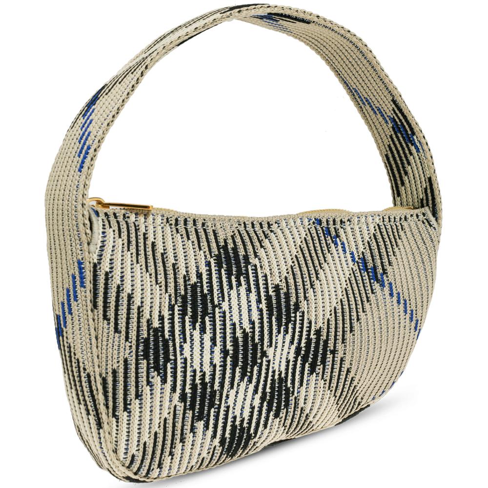 BURBERRY Knit Baguette Shoulder Bag Lichen Green 8095374