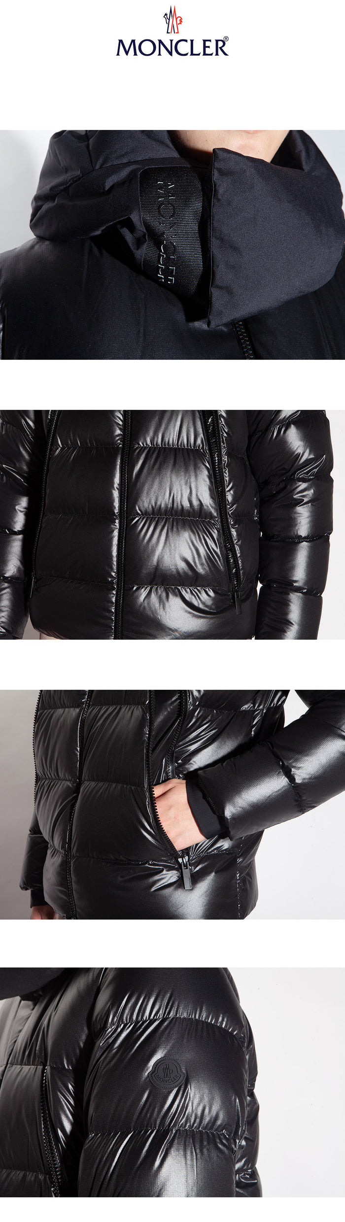 Moncler Men's Ripstop Hooded Down Jacket 1A00197 595OK 999
