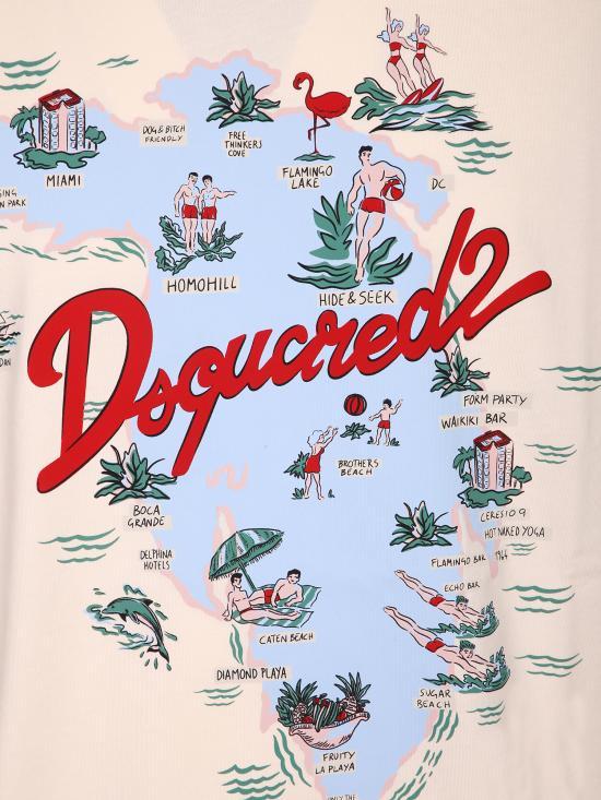 Dsquared2 White Short Sleeve T-Shirt for Men S71GD1643 D20020103