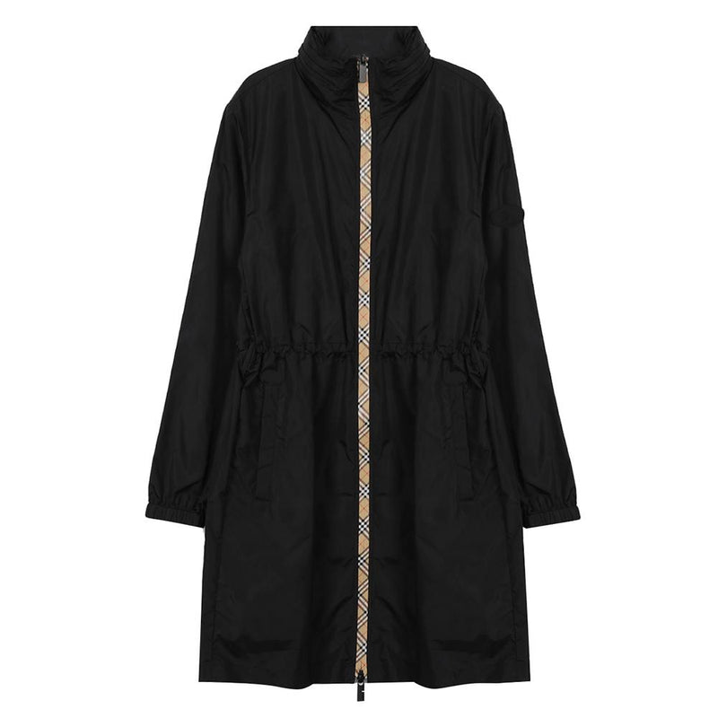 BURBERRY Long Checker Tape Nylon Parka 8110311
