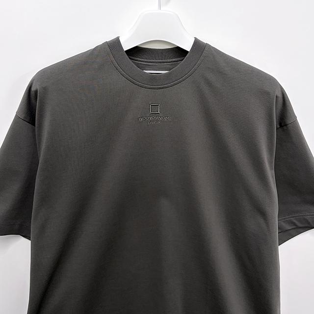 WOOYOUNGMI Embroidered Logo Cotton Oversized Short Sleeve T-Shirt W261TS10 732G