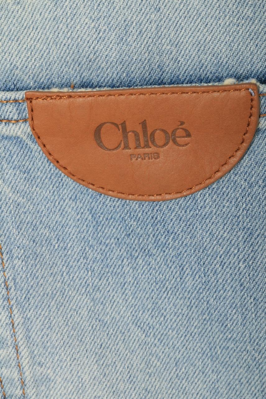 Chloe Wide Leg Denim Jeans CH24WDP0215149V
