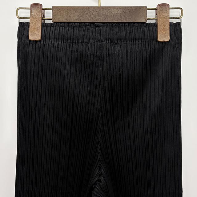 Issey Miyake Pleats Please Straight Pants Women’s Black Poly Jogger PP66JF111 15