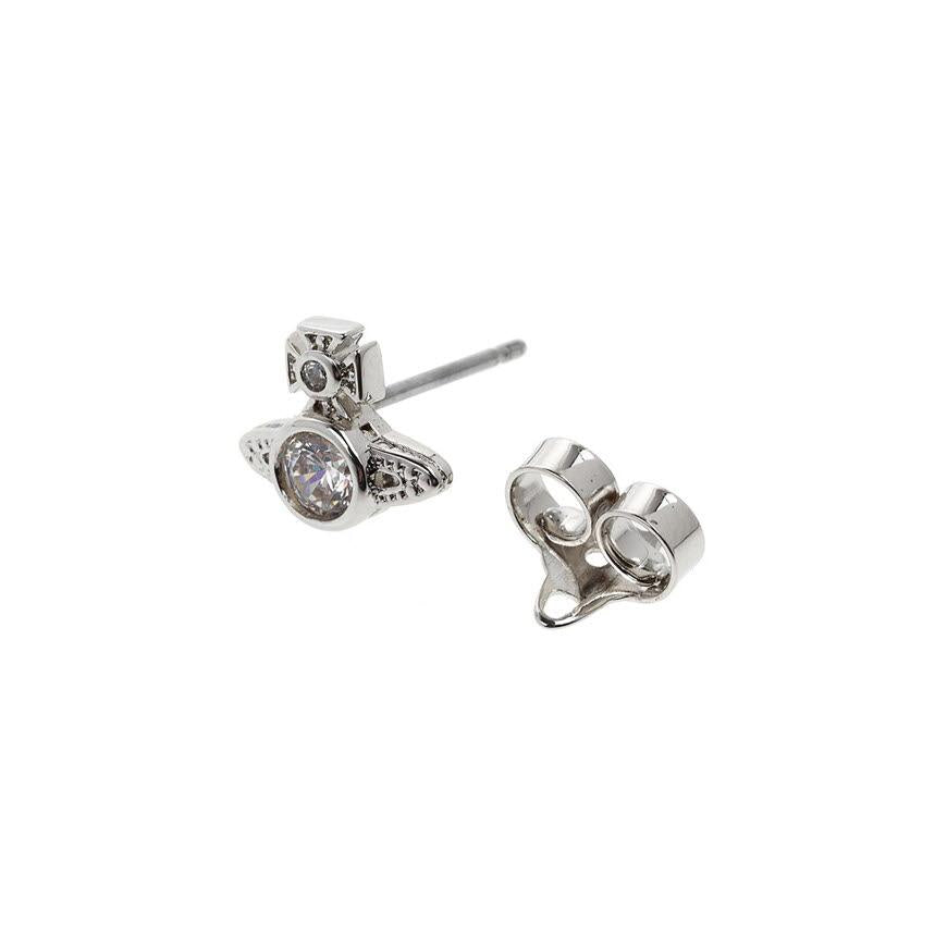 Vivienne Westwood London Orb Earrings Silver-Tone Women's Jewelry