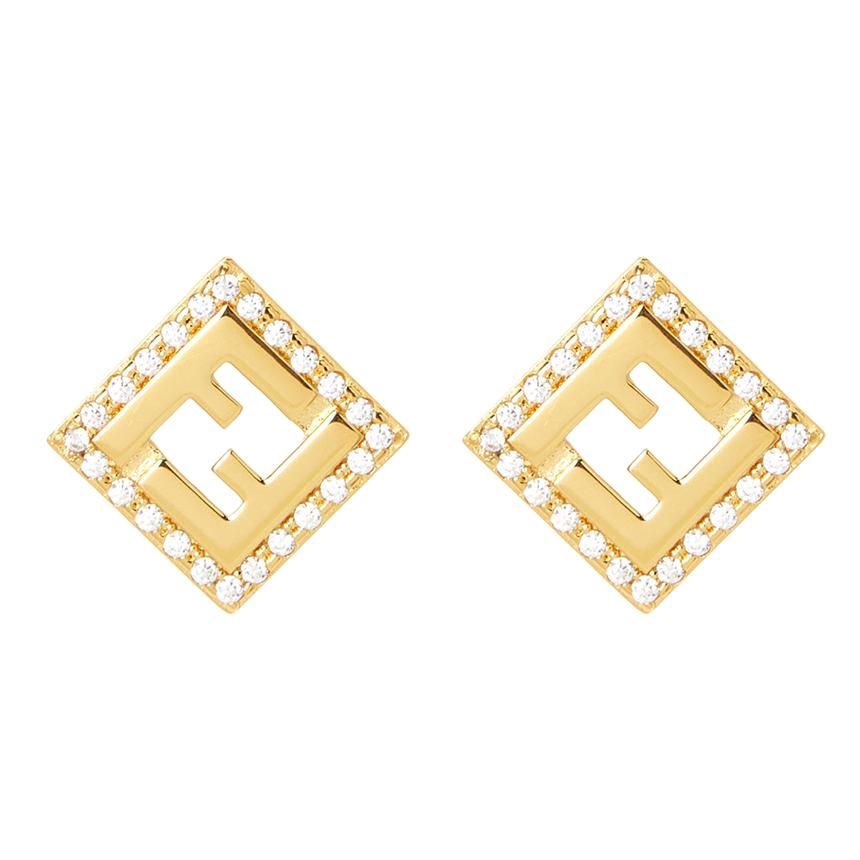 FENDI Forever Women's Earrings 8AK916 ATEP F089U