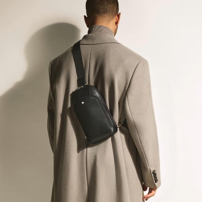 Montblanc The New Sartorial Black Sling Bag Crossbody