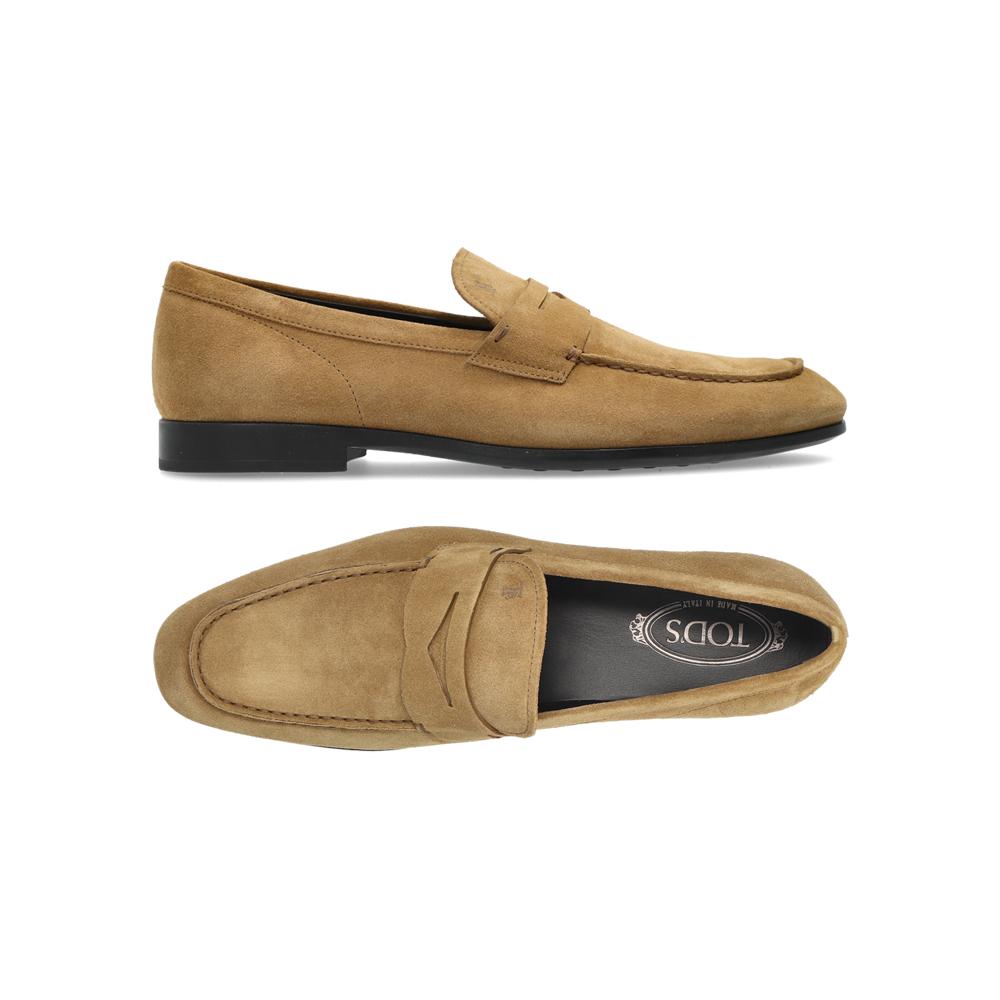 Tods Suede Loafers Khaki Brown Men’s XXM51B00010 RE0 S415