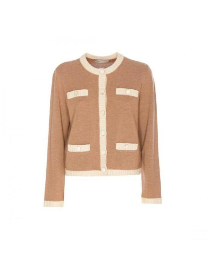Tory Burch Kendra Chunky Wool Trim Cardigan 162763 265