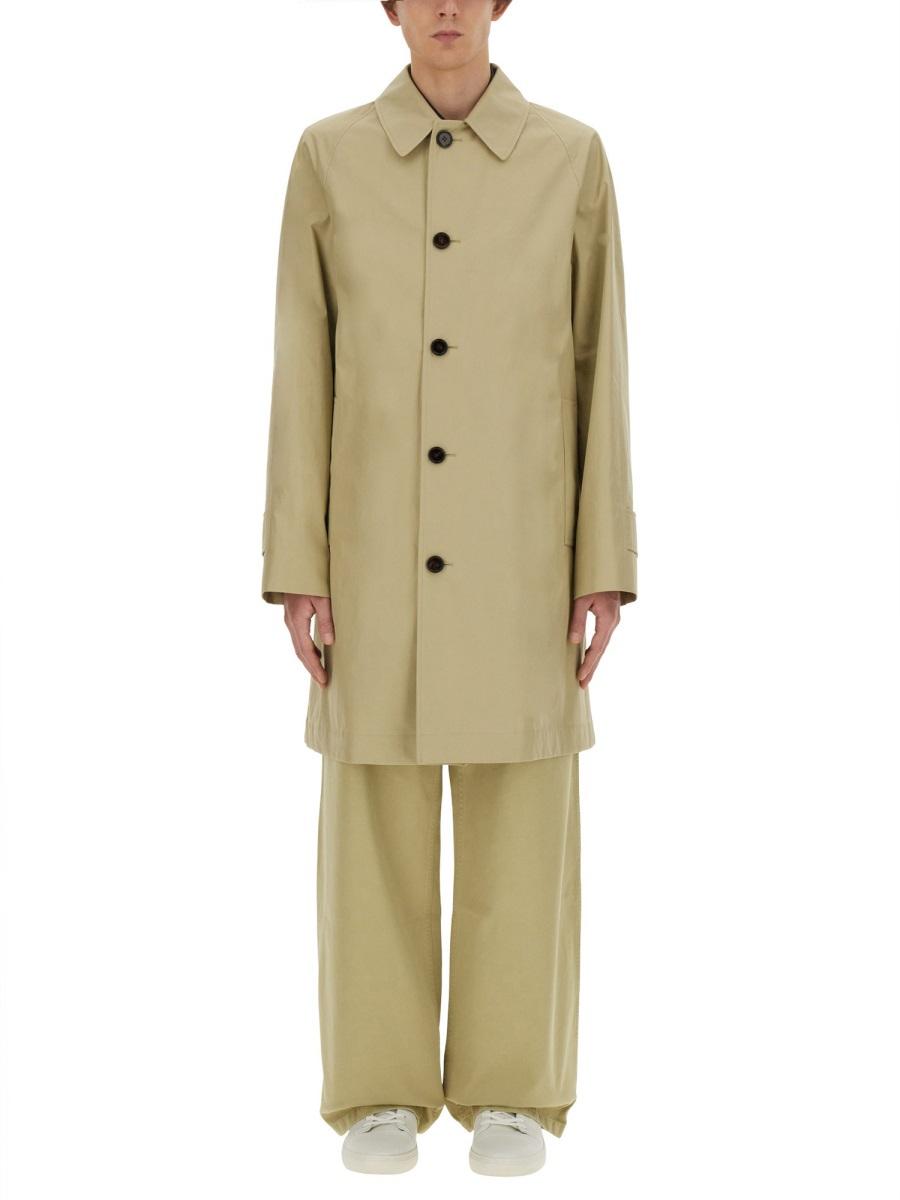 BURBERRY Beige Cotton Trench Coat for Men