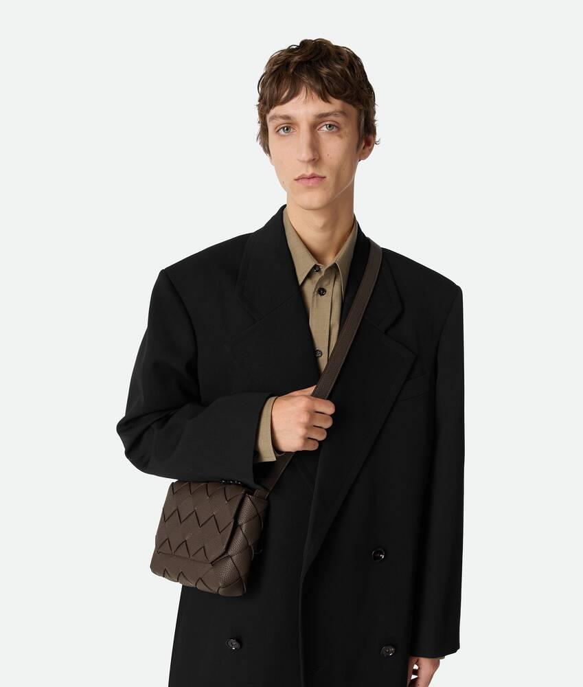 Bottega Veneta Intrecciato Diago Old Wood Crossbody Bag