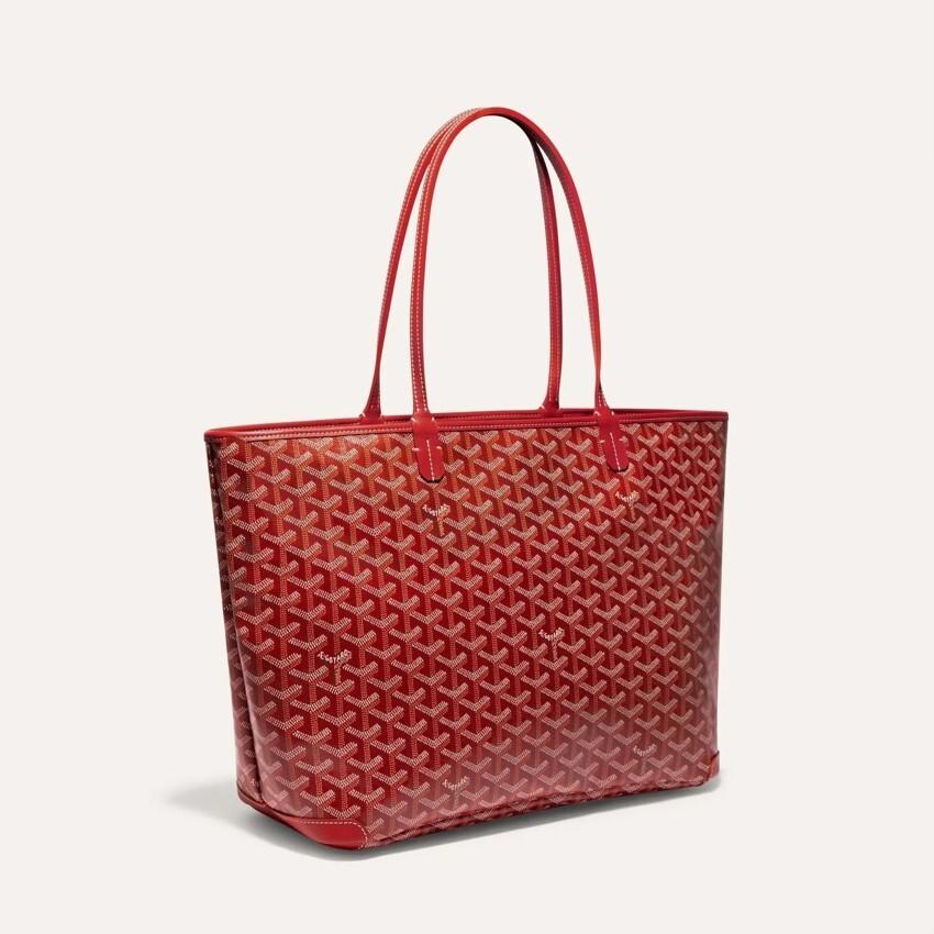 GOYARD Artois MM Red Tote Bag for Women ARTOISMMLTY 02CL 02P
