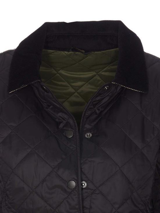 Barbour Deveron Quilted Jacket Women’s Lightweight LQU1012 BK91 BLACK OLIVE DOM
