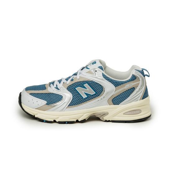 New Balance Heron Blue Mesh Leather 530 Sneakers