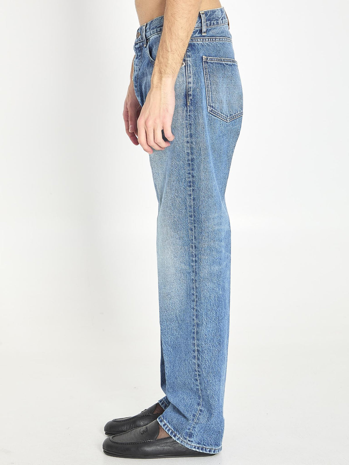 CELINE Gray Denim Jeans Men’s Pants
