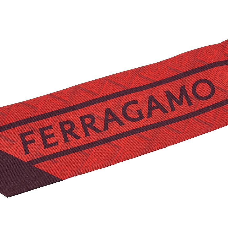 Ferragamo Women’s Silk Scarf Red Fuchsia 0780233