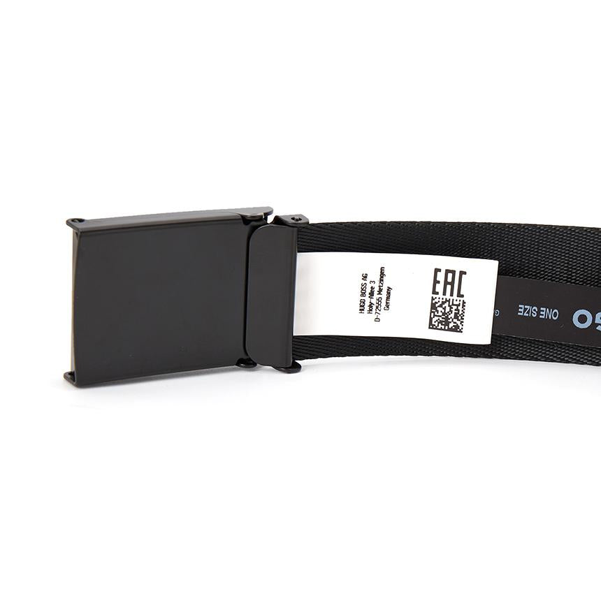 HUGO BOSS Men’s Leather Dress Belt Black