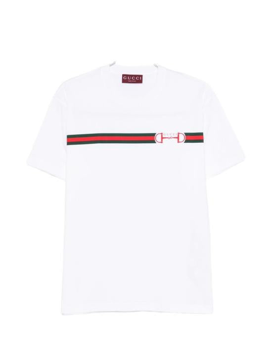 GUCCI White Short Sleeve T-Shirt 837959 XJHM59081