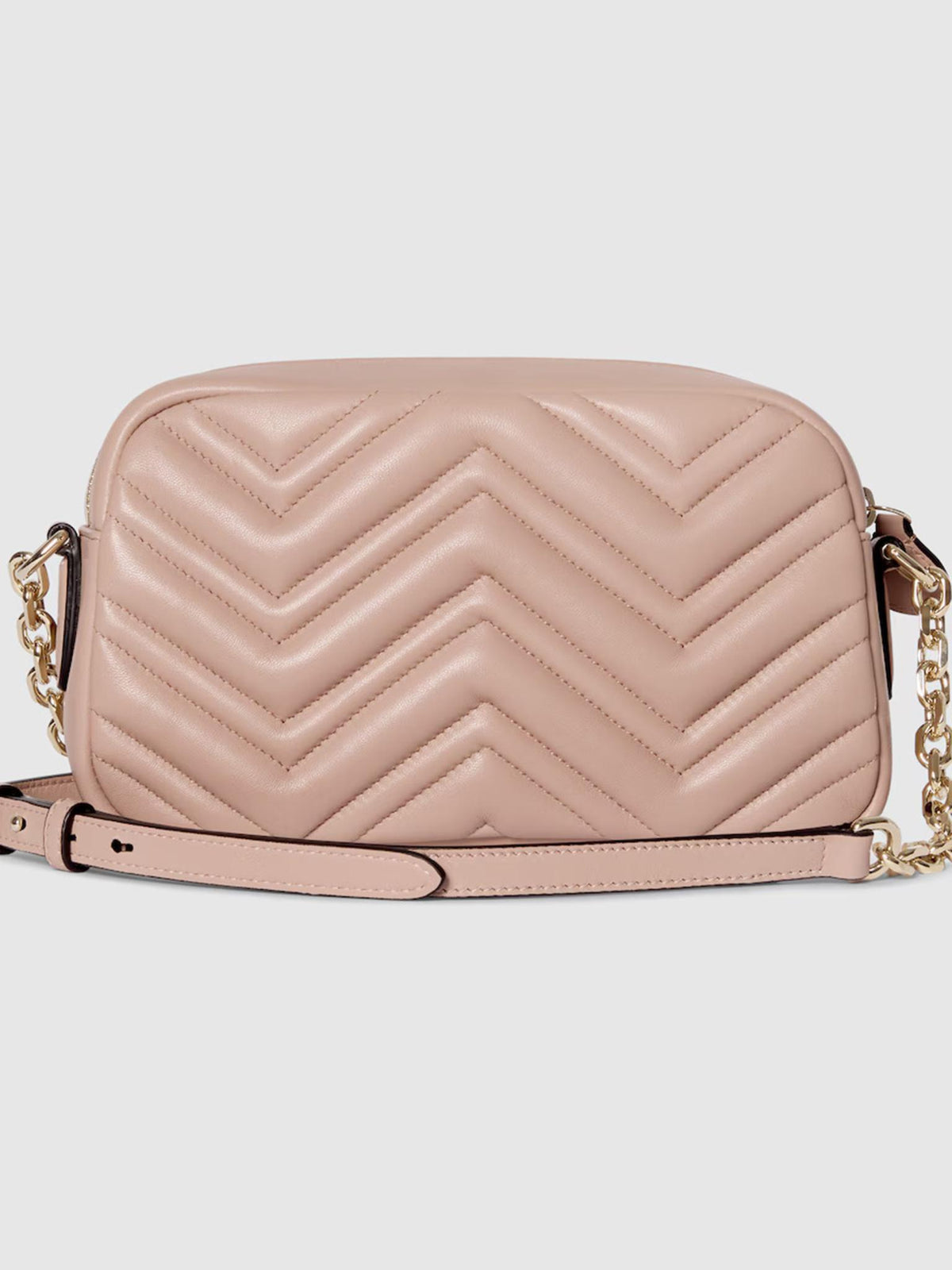 GUCCI Leather Shoulder Bag Pink