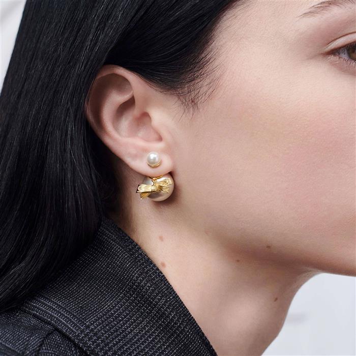 DIOR Tribales Pearl and Crystal Earrings