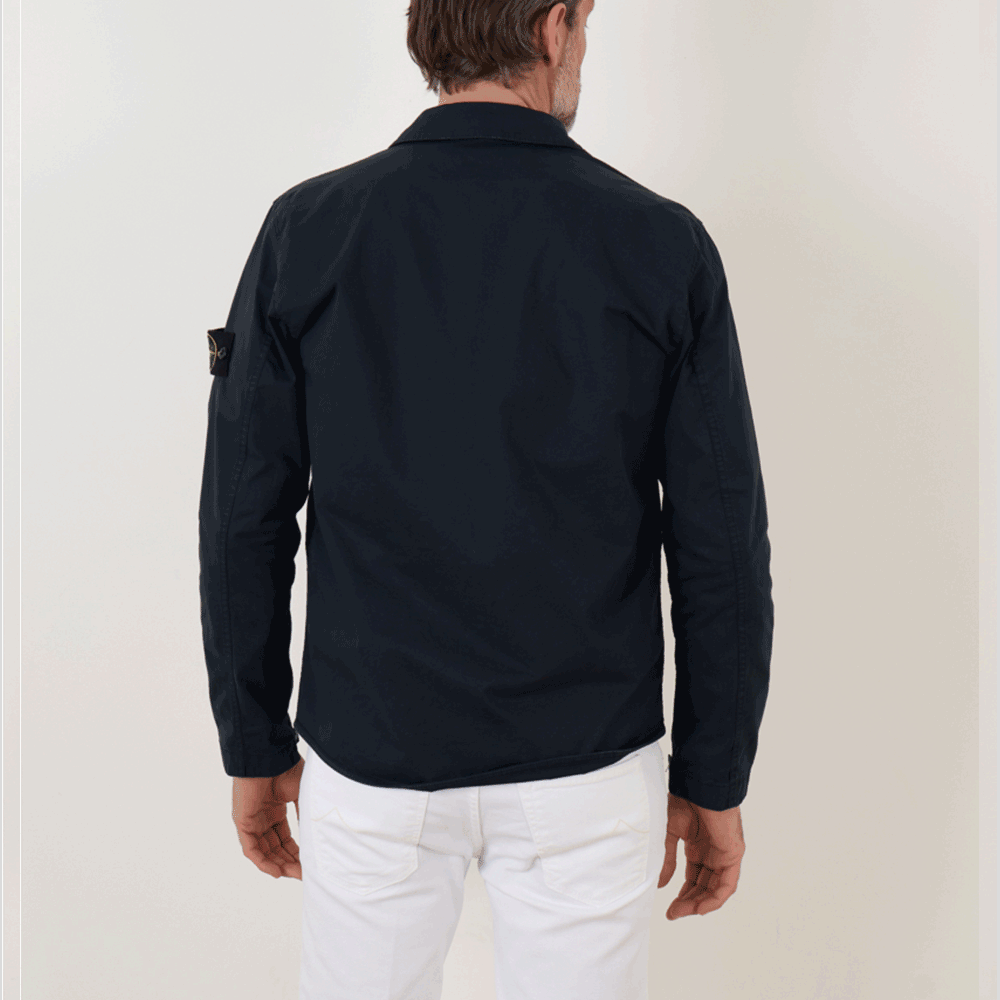 STONE ISLAND Men Stretch TC Overshirt Long Sleeve Shirt 1200033 S0010 V0020