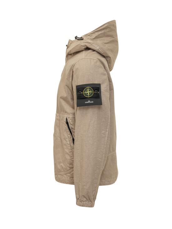 STONE ISLAND Black Lightweight Jacket for M L1S15 4100053 S0069 V009A DESERT DOM
