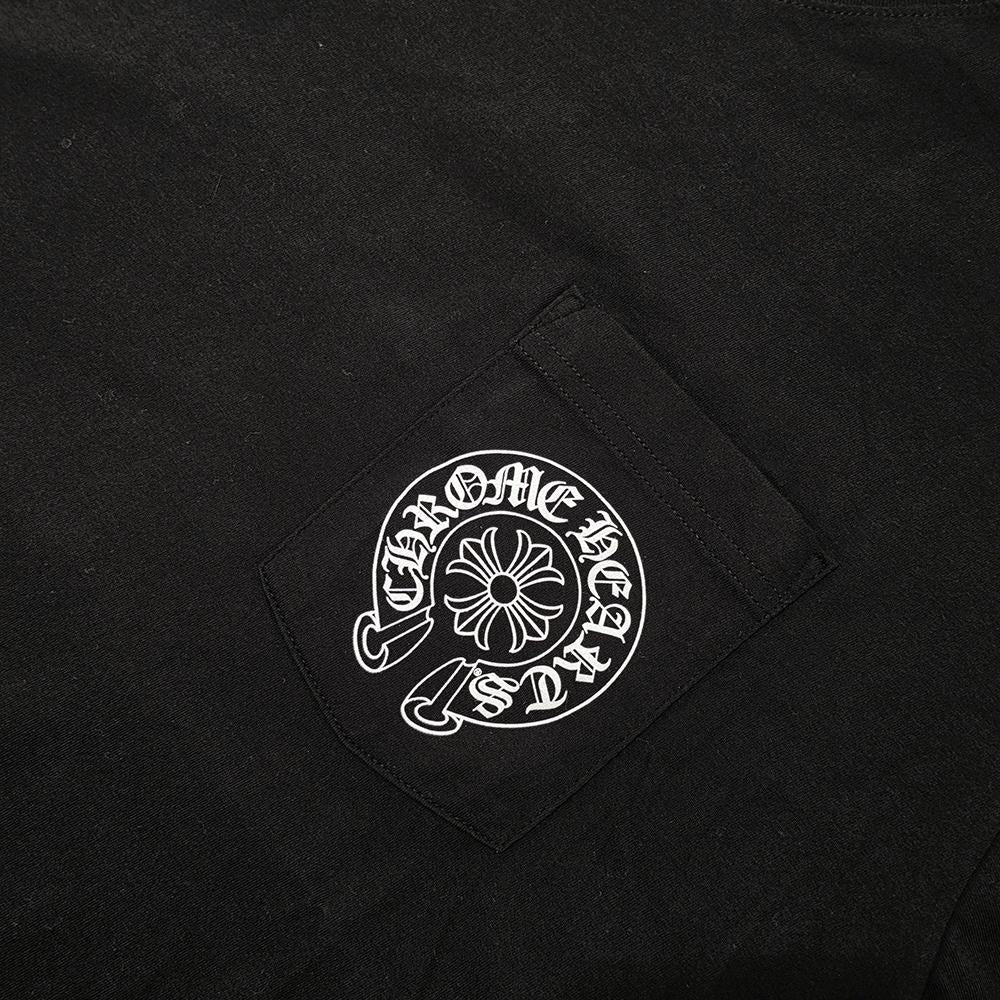 Chrome Hearts Horseshoe Logo Short Sleeve T-Shirt Black London