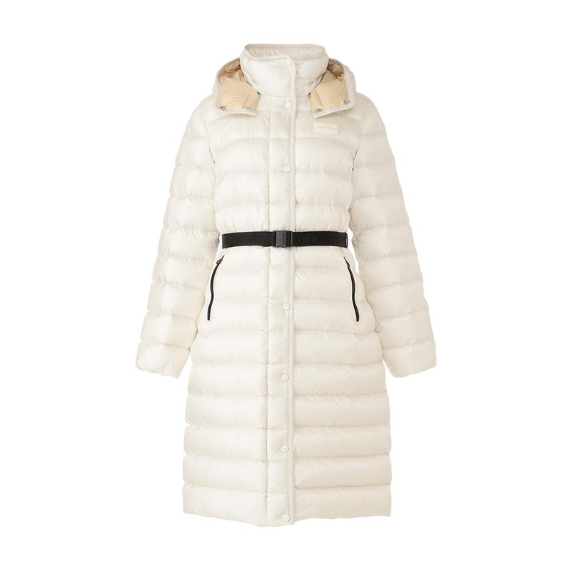 Duvetica Beige ELVEZIA Logo Puffer Jacket